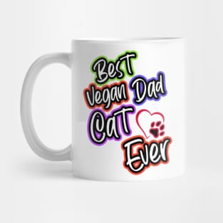 Best Vegan Cat Dad Ever Mug